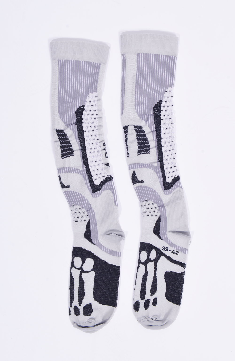 Roa Hiking - Bones Long Socks Light Grey – LUDA CONCEPT
