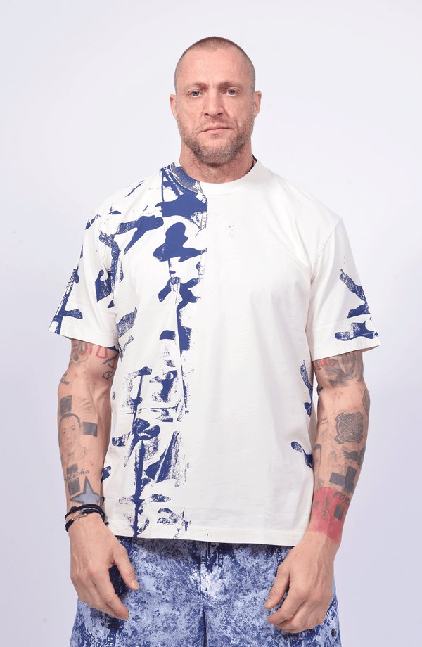 Stone Island - "Scan Camo" Print T-Shirt