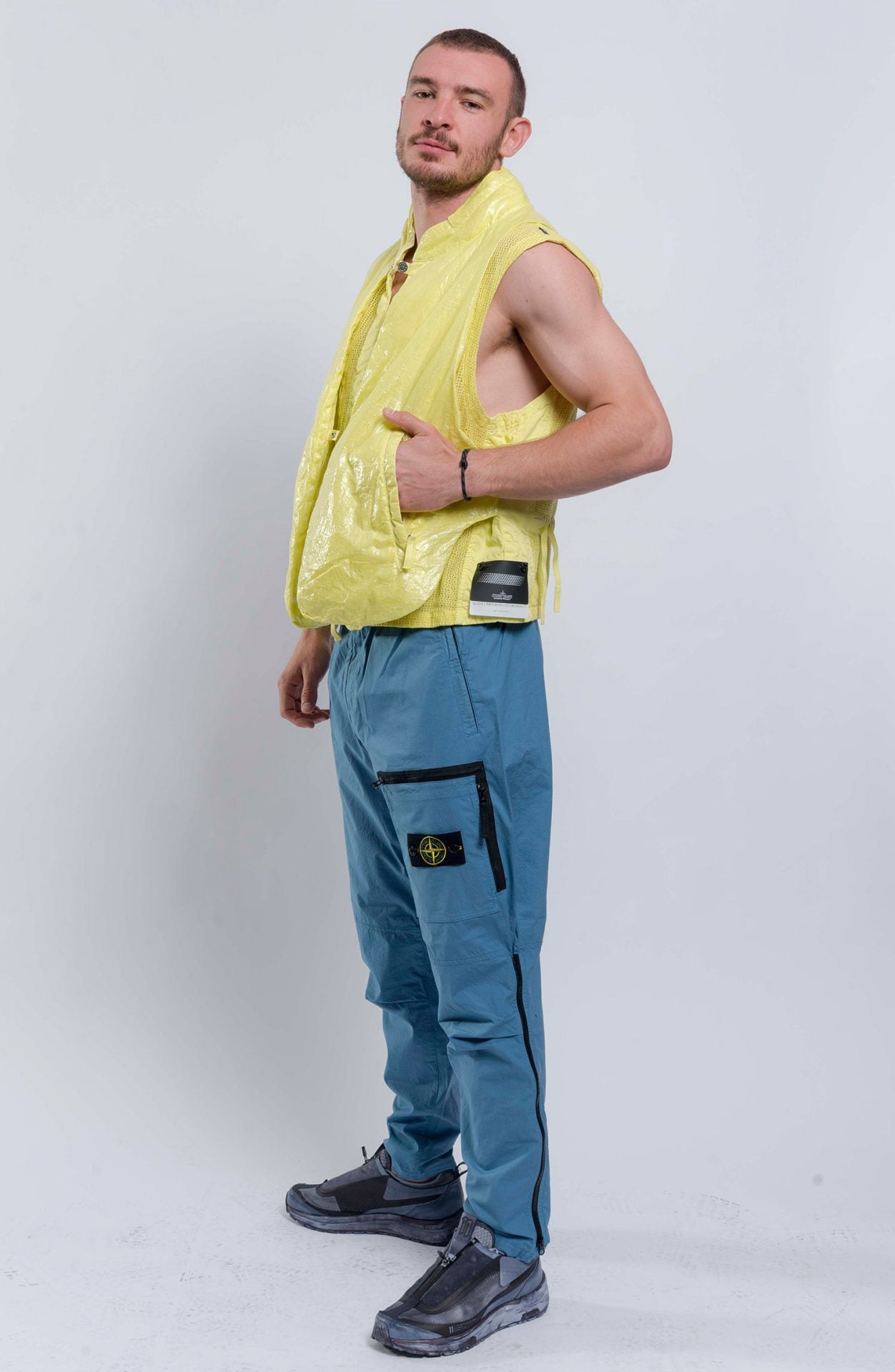 Stone Island - Shadow Project - Utility Vest - Yellow – LUDA
