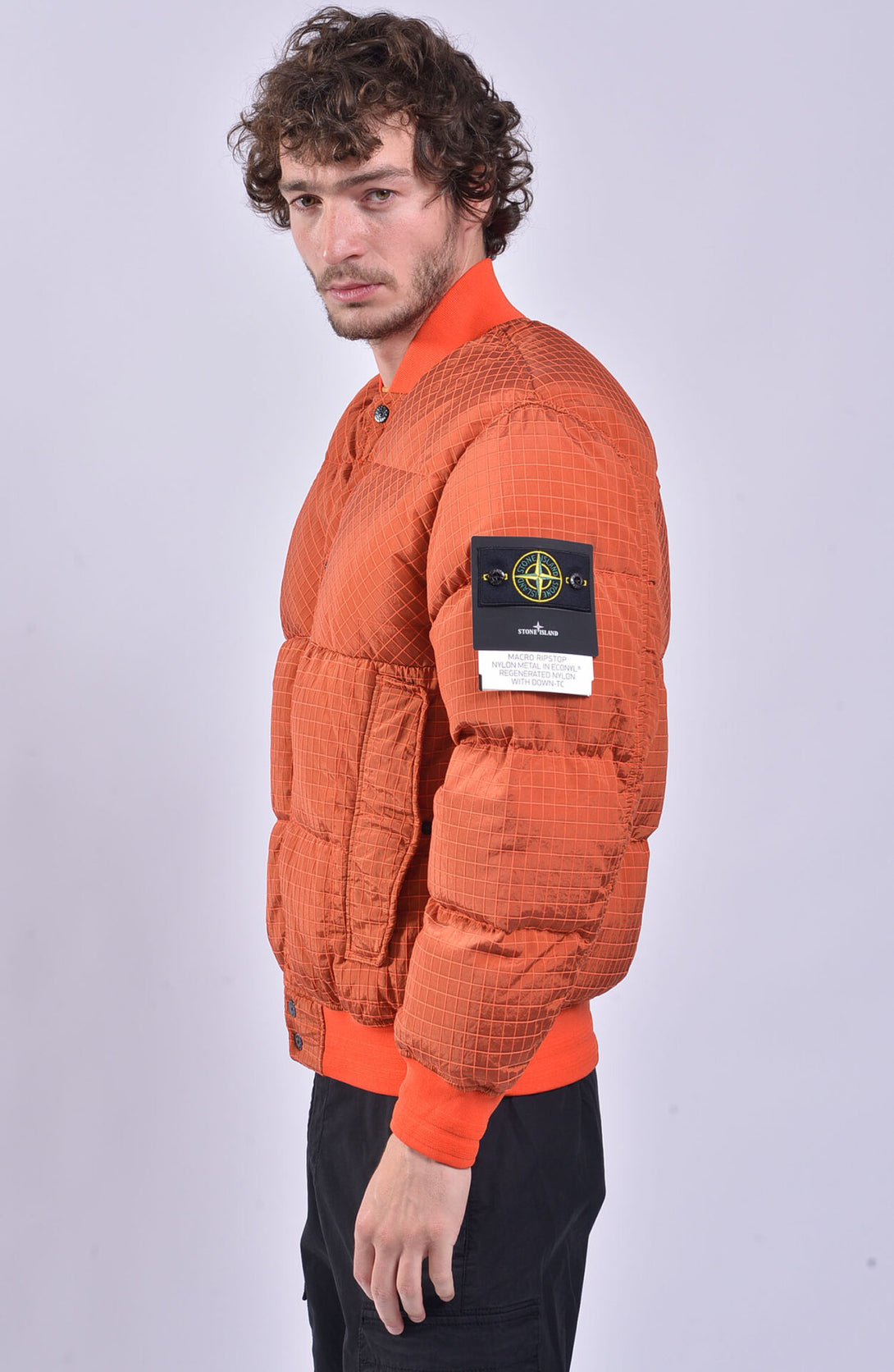 Stone Island - Bomber - Orange – LUDA CONCEPT