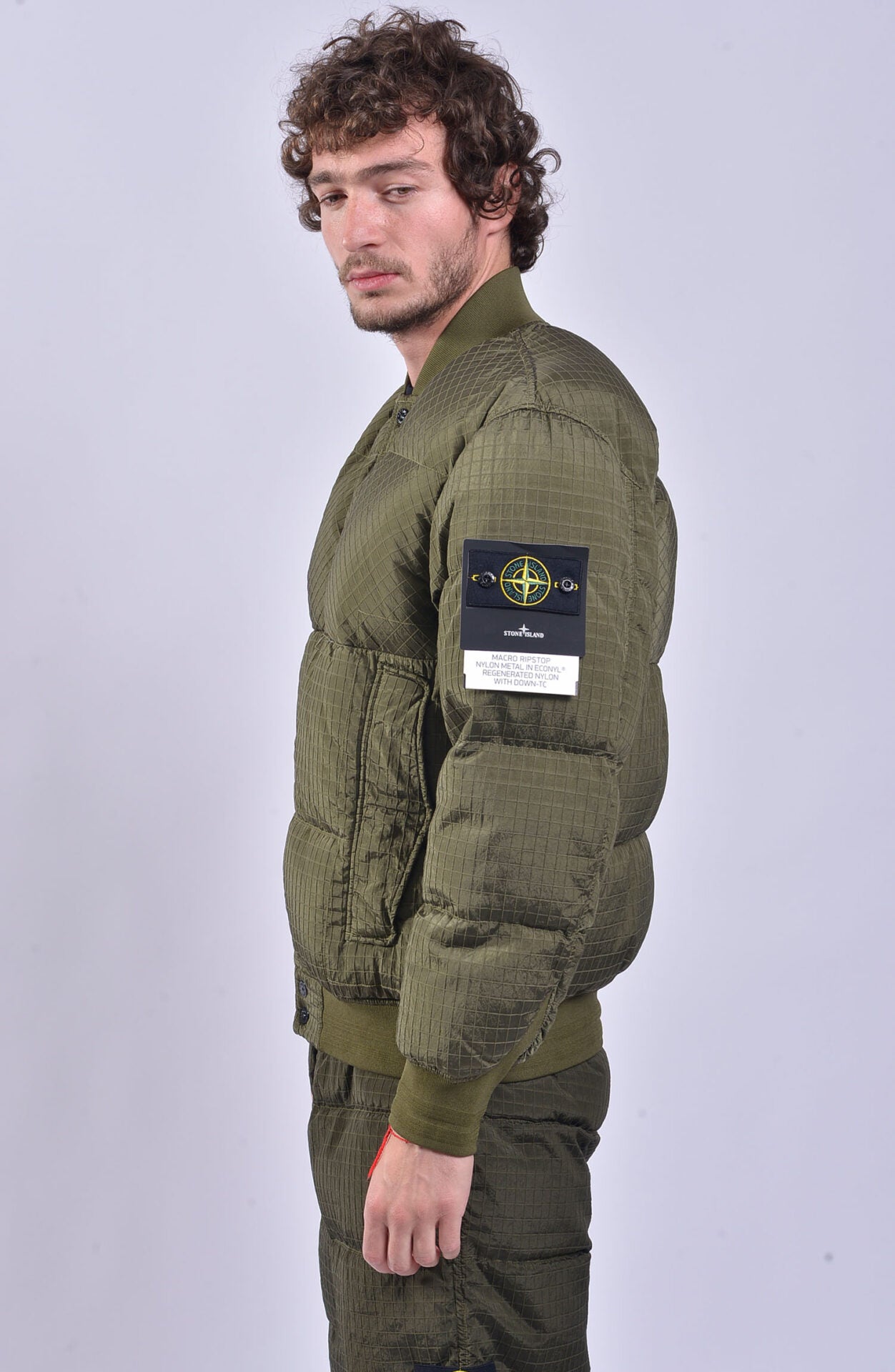 Stone island on sale down filled jacket