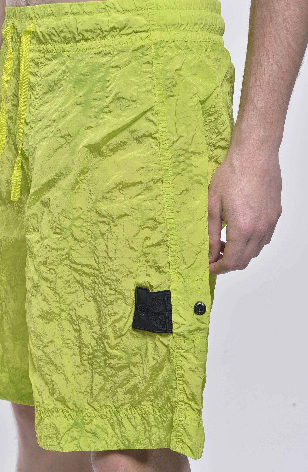Stone Island -Shadow Project - Swim Trunks - Green – LUDA